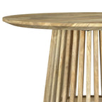 Home & Sleep Outlet - Touhy Round Solid Wood Cocktail Coffee Table Natural Mango