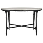 Home & Sleep Outlet - Hermas 3-piece Round Marble Coffee and End Table Set White