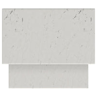 Ebby 2-piece Genuine Marble Top Nesting Coffee Tables White