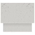 Home & Sleep Outlet - Ebby 2-piece Genuine Marble Top Nesting Coffee Tables White