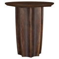 Home & Sleep Outlet - Cayenne Solid Mango Wood Accent Side End Table Walnut