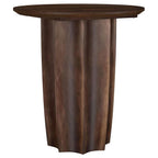 Home & Sleep Outlet - Cayenne Solid Mango Wood Accent Side End Table Walnut