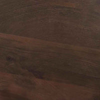 Cayenne Solid Mango Wood Accent Side End Table Walnut