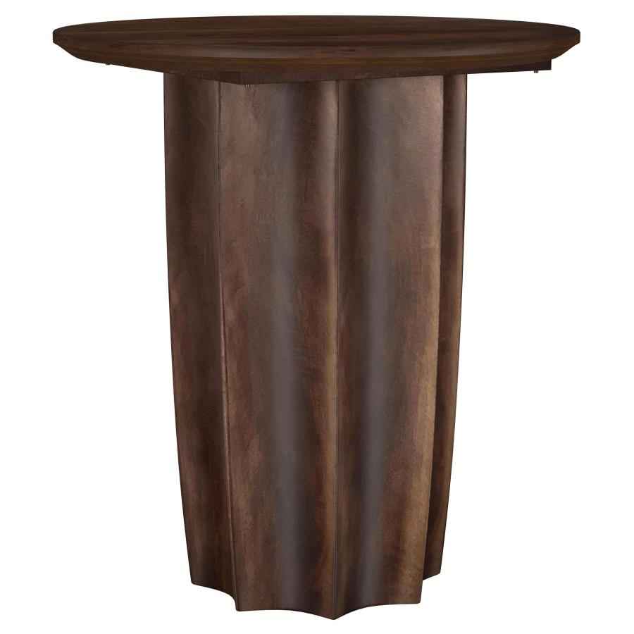 Cayenne 2-piece Solid Mango Wood Coffee Table Set Walnut