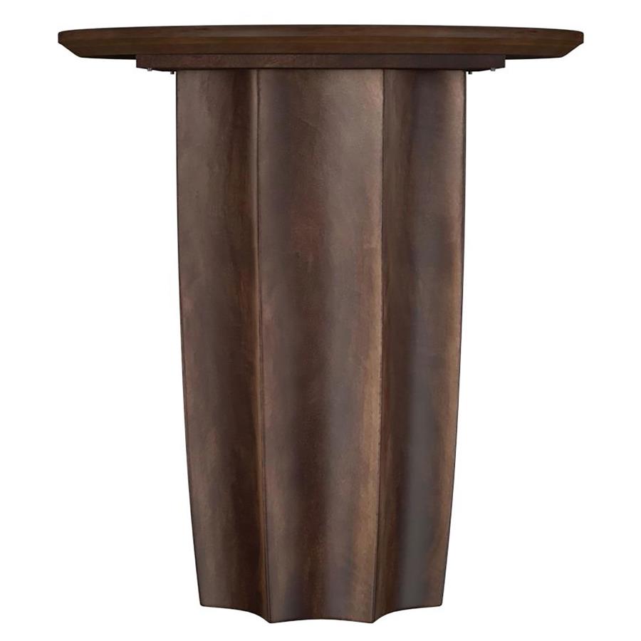 Home & Sleep Outlet - Cayenne 2-piece Solid Mango Wood Coffee Table Set Walnut
