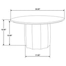 Cayenne 2-piece Solid Mango Wood Coffee Table Set Walnut