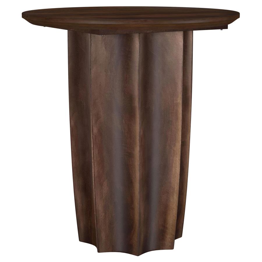 Home & Sleep Outlet - Cayenne 3-piece Solid Mango Wood Coffee Table Set Walnut