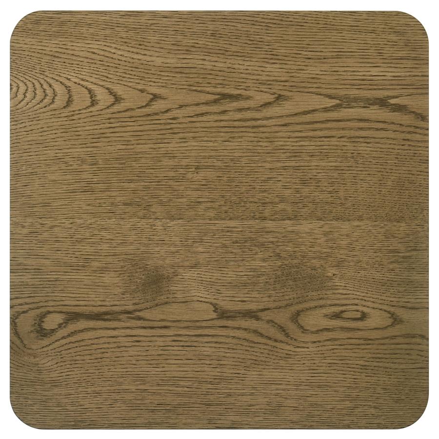 Home & Sleep Outlet - Castlewood Engineered Wood Accent Side End Table Brown Oak