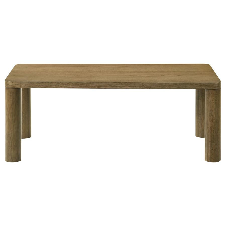Home & Sleep Outlet - Castlewood 3-piece Cocktail Coffee Table Set Brown Oak