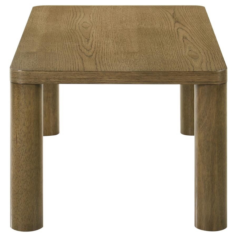 Home & Sleep Outlet - Castlewood Engineered Wood Cocktail Coffee Table Brown Oak