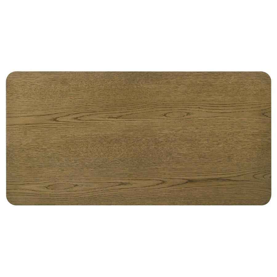 Castlewood Engineered Wood Cocktail Coffee Table Brown Oak