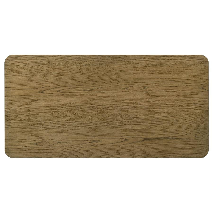 Home & Sleep Outlet - Castlewood Engineered Wood Cocktail Coffee Table Brown Oak