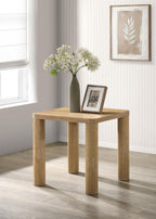 Home & Sleep Outlet - Castlewood Engineered Wood Accent Side End Table Light Oak
