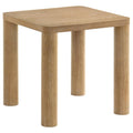Home & Sleep Outlet - Castlewood Engineered Wood Accent Side End Table Light Oak
