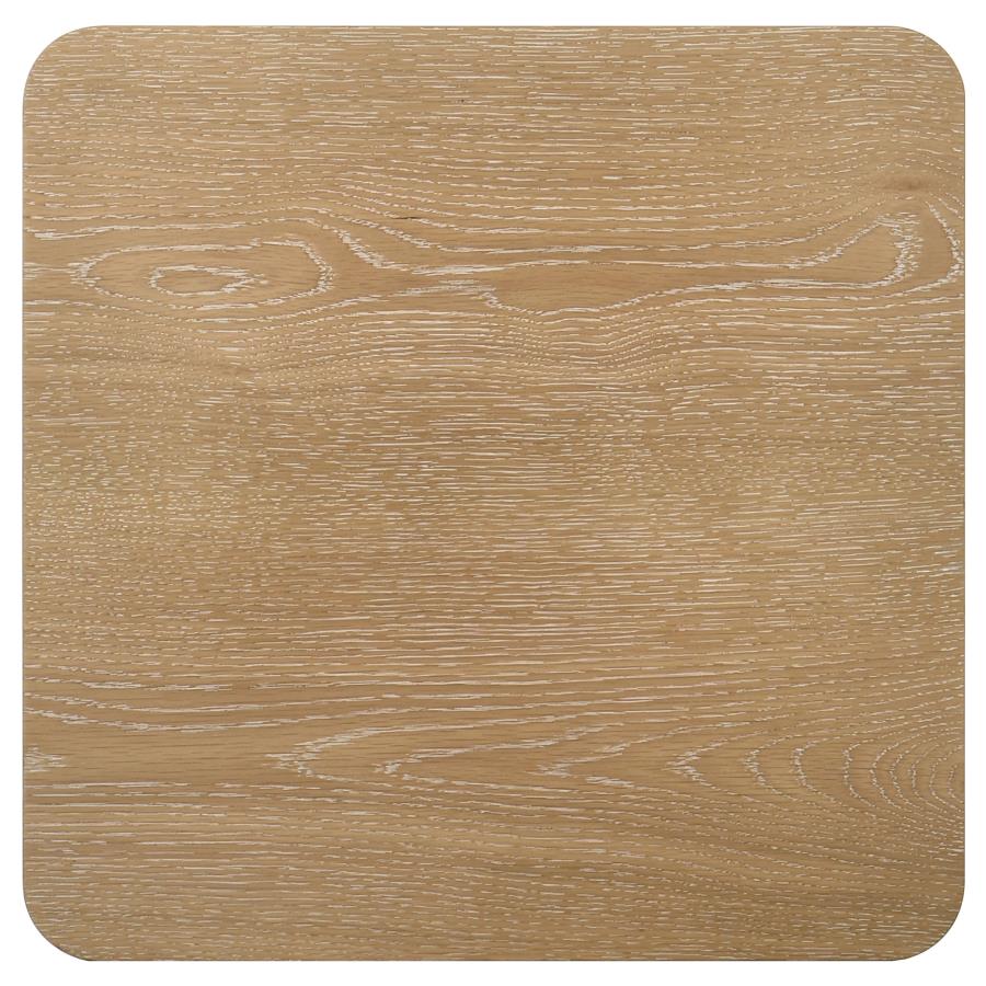 Home & Sleep Outlet - Castlewood Engineered Wood Accent Side End Table Light Oak
