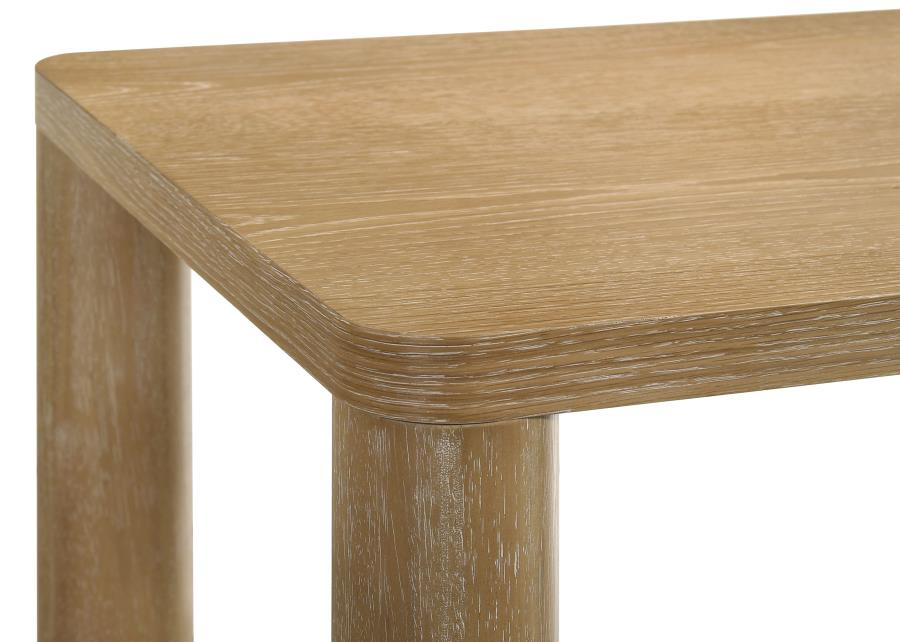 Home & Sleep Outlet - Castlewood Engineered Wood Accent Side End Table Light Oak