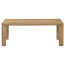 Castlewood 2-piece Cocktail Coffee Table Set Light Oak