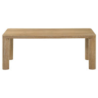 Castlewood 2-piece Cocktail Coffee Table Set Light Oak