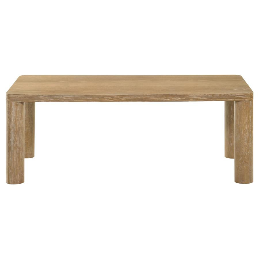 Home & Sleep Outlet - Castlewood 2-piece Cocktail Coffee Table Set Light Oak
