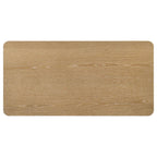Home & Sleep Outlet - Castlewood Engineered Wood Cocktail Coffee Table Light Oak