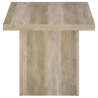 Devar 2-piece Square Coffee End Table Set Distressed Pine