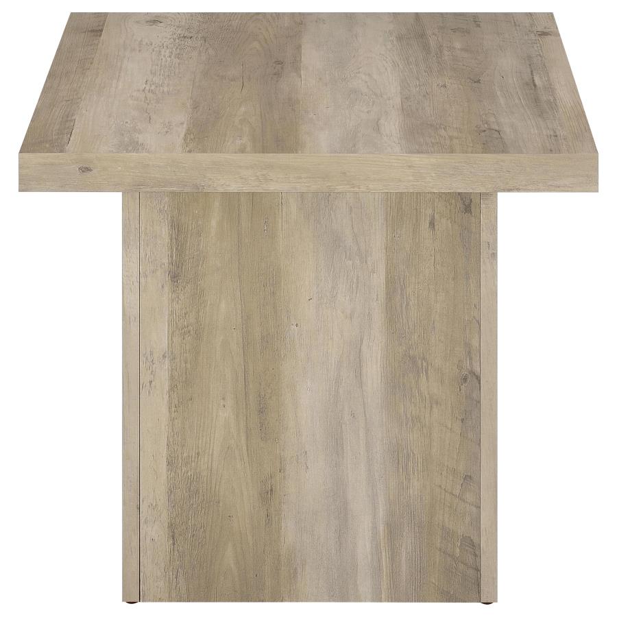 Home & Sleep Outlet - Devar 3-piece Square Coffee End Table Set Distressed Pine