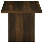 Home & Sleep Outlet - Devar Square Engineered Wood Side End Table Dark Pine