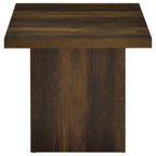 Home & Sleep Outlet - Devar 2-piece Square Coffee and End Table Set Dark Pine