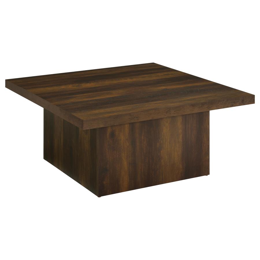 Home & Sleep Outlet - Devar 2-piece Square Coffee and End Table Set Dark Pine