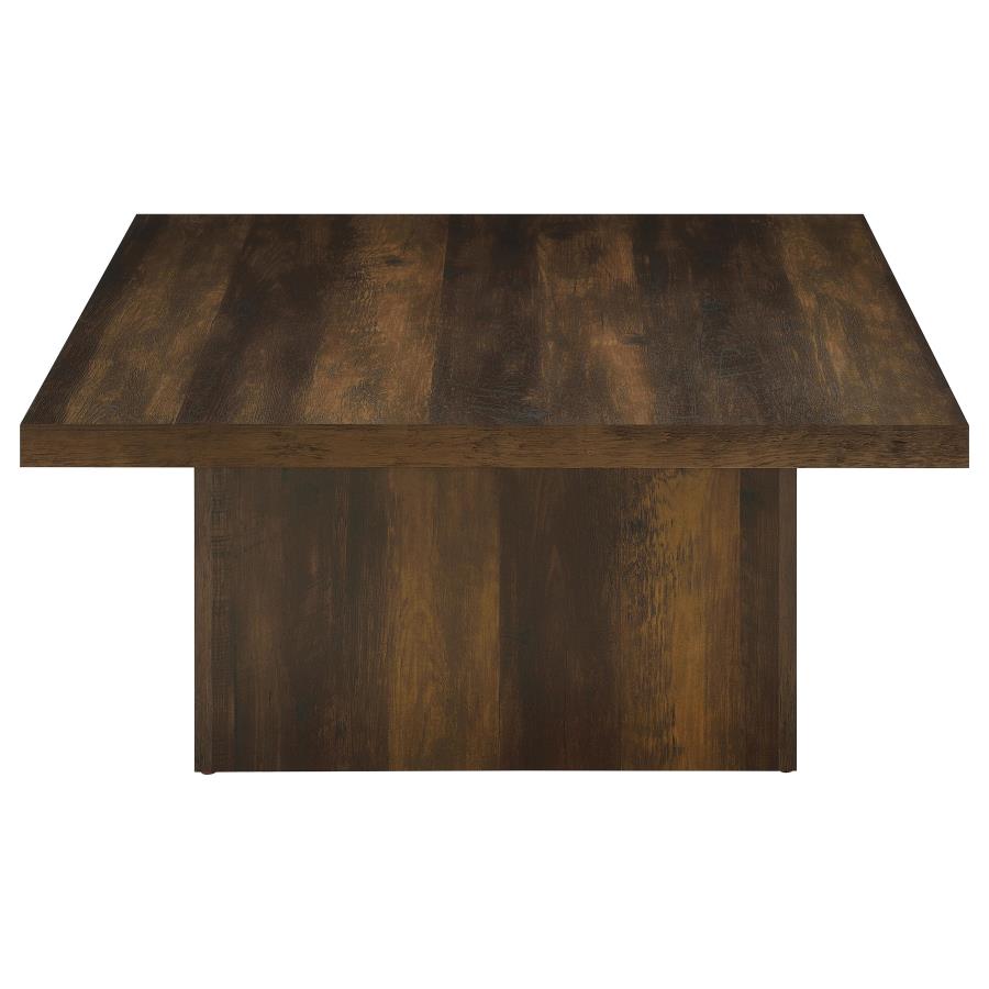 Home & Sleep Outlet - Devar 2-piece Square Coffee and End Table Set Dark Pine