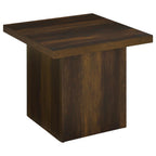 Home & Sleep Outlet - Devar 3-piece Square Coffee and End Table Set Dark Pine