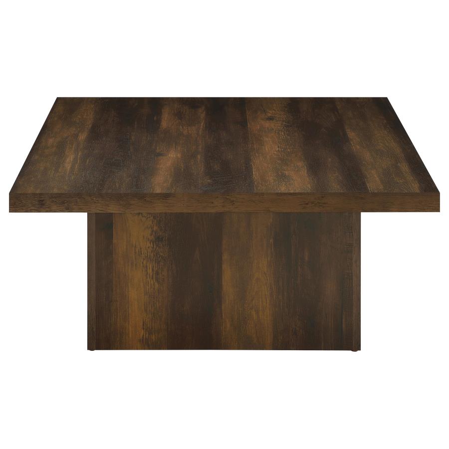 Home & Sleep Outlet - Devar 3-piece Square Coffee and End Table Set Dark Pine