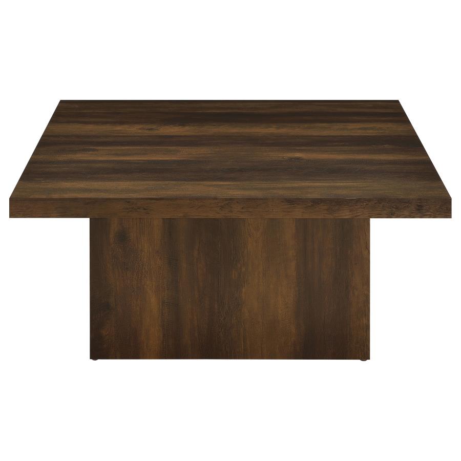Home & Sleep Outlet - Devar Square Engineered Wood Cocktail Coffee Table Dark Pine