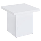 Home & Sleep Outlet - Devar 2-piece Square Coffee End Table Set White High Gloss
