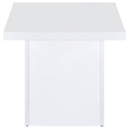 Home & Sleep Outlet - Devar 3-piece Square Coffee End Table Set White High Gloss