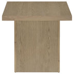 Devar Square Engineered Wood Side End Table Latte