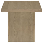 Devar Square Engineered Wood Side End Table Latte