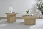 Devar Square Engineered Wood Side End Table Latte