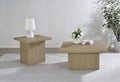 Home & Sleep Outlet - Devar 2-piece Square Cocktail Coffee End Table Set Latte