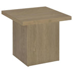 Home & Sleep Outlet - Devar 2-piece Square Cocktail Coffee End Table Set Latte
