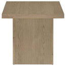 Devar 2-piece Square Cocktail Coffee End Table Set Latte