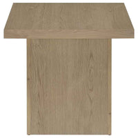 Devar 2-piece Square Cocktail Coffee End Table Set Latte