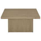Home & Sleep Outlet - Devar 2-piece Square Cocktail Coffee End Table Set Latte