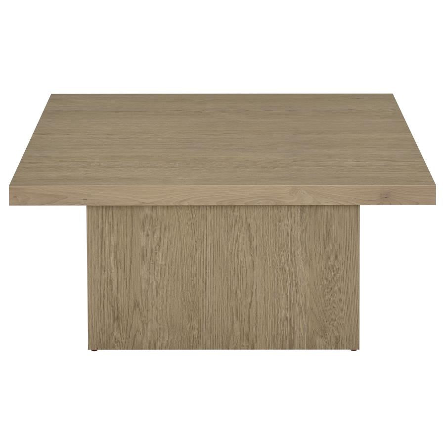 Home & Sleep Outlet - Devar 2-piece Square Cocktail Coffee End Table Set Latte