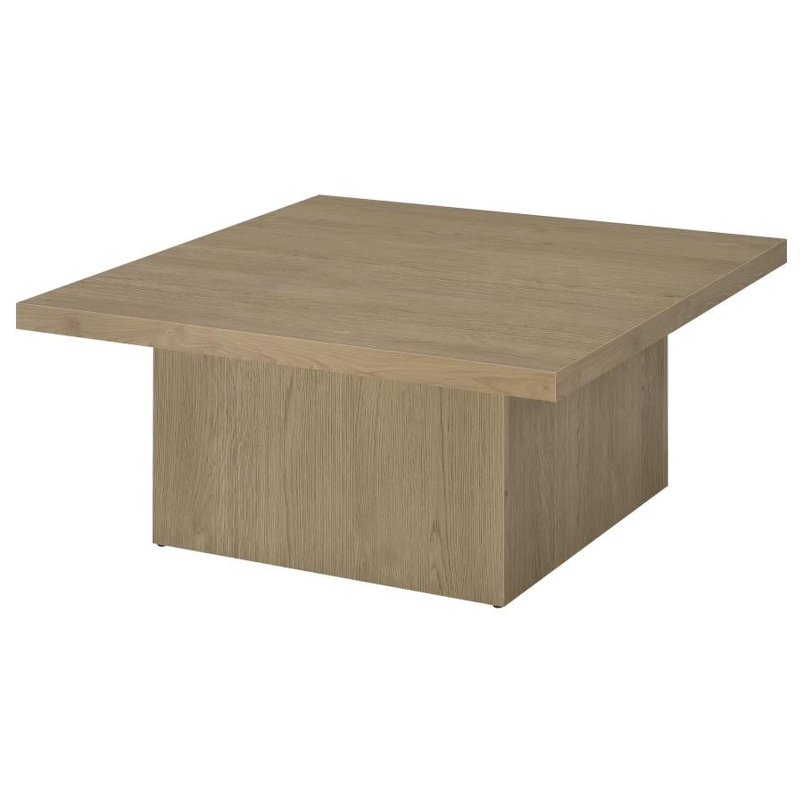 Home & Sleep Outlet - Devar 2-piece Square Cocktail Coffee End Table Set Latte