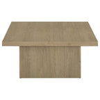 Home & Sleep Outlet - Devar 2-piece Square Cocktail Coffee End Table Set Latte