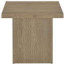 Devar 3-piece Square Cocktail Coffee End Table Set Latte