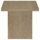 Devar 3-piece Square Cocktail Coffee End Table Set Latte