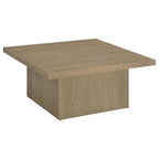 Home & Sleep Outlet - Devar 3-piece Square Cocktail Coffee End Table Set Latte
