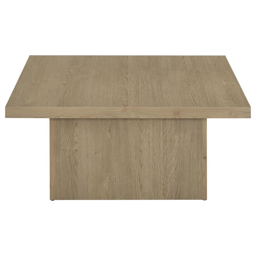 Home & Sleep Outlet - Devar 3-piece Square Cocktail Coffee End Table Set Latte